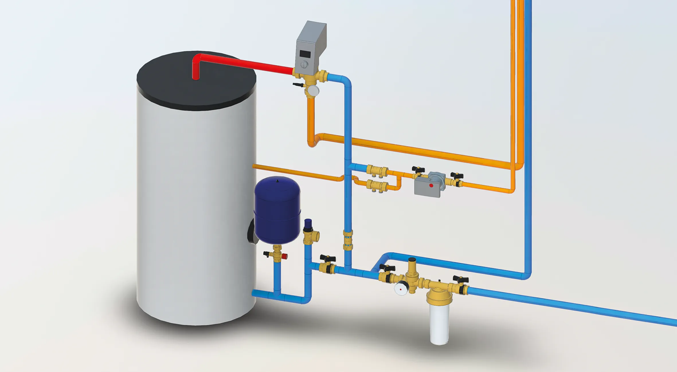 Componentes para instalaciones hidrosanitarias