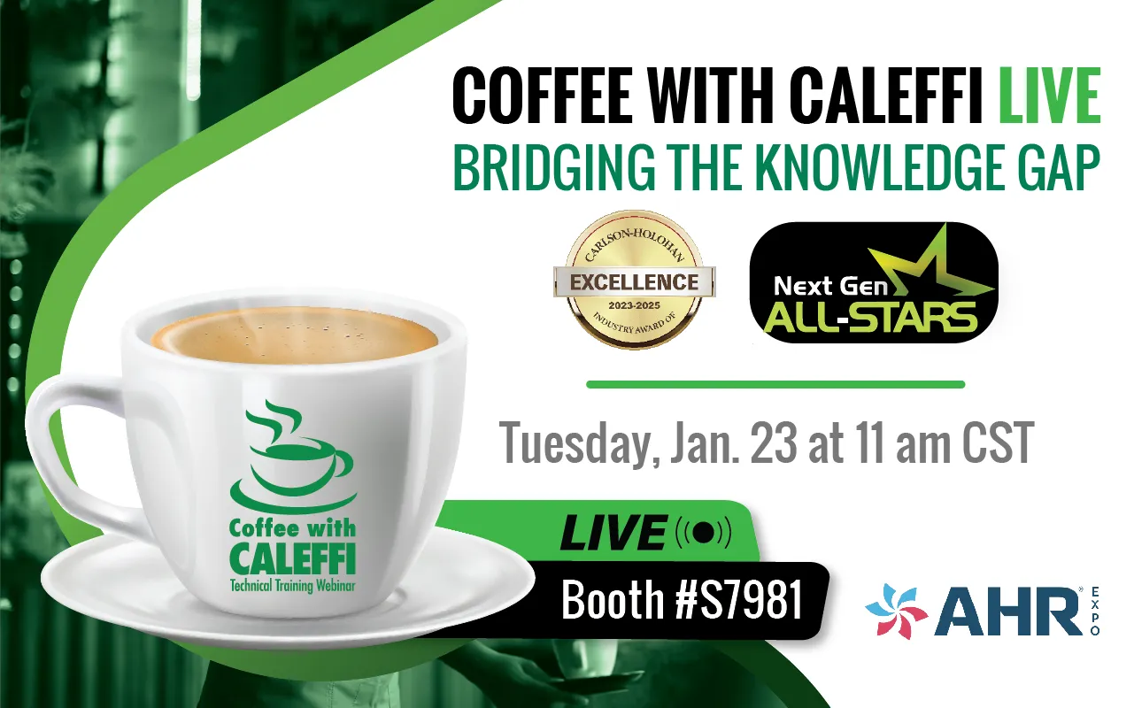 Coffee with Caleffi LIVE