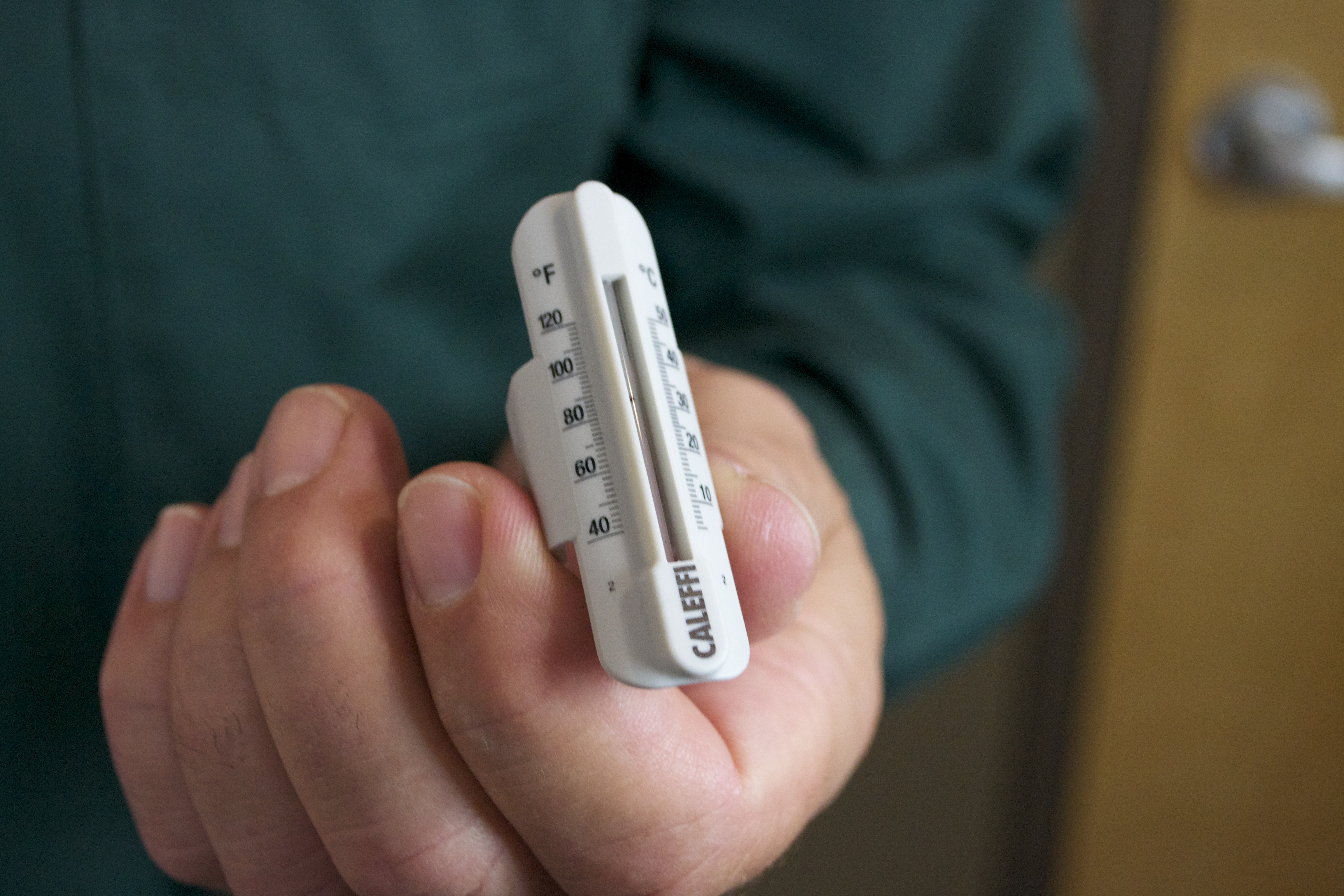 Термометр клипса теплого пола - фото