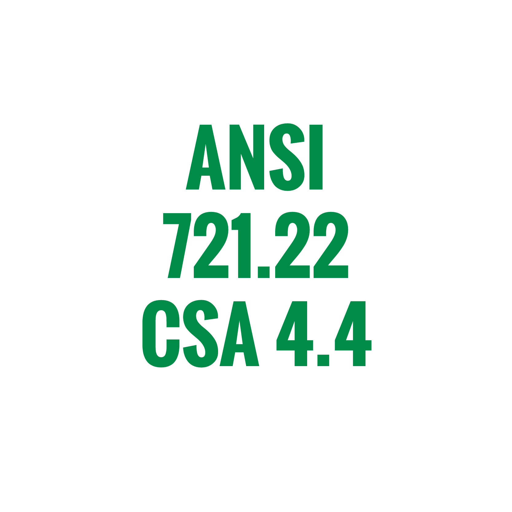 ANSI 21.22 ANSI 21.22