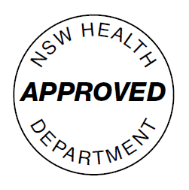 NSW HEALTH APPROVED NSW HEALTH APPROVED