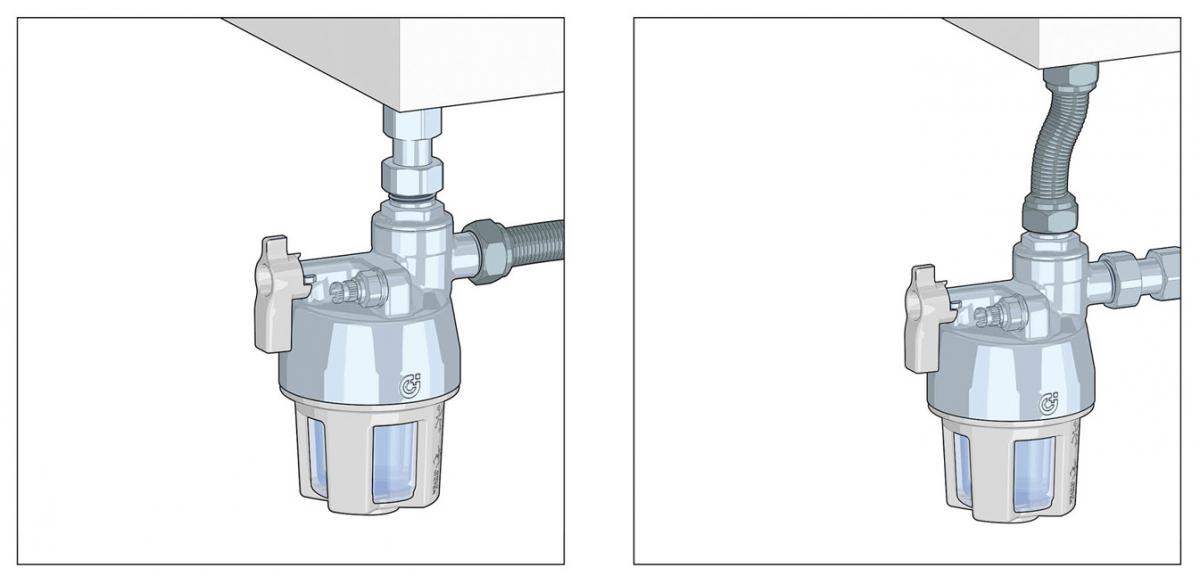 Schema applicativo dosatore polifosfati caldaia