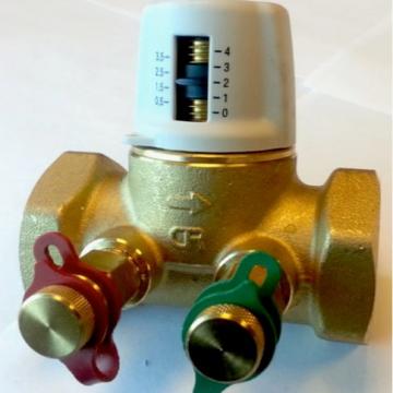 Variable orifice valve with knob set at index 2.