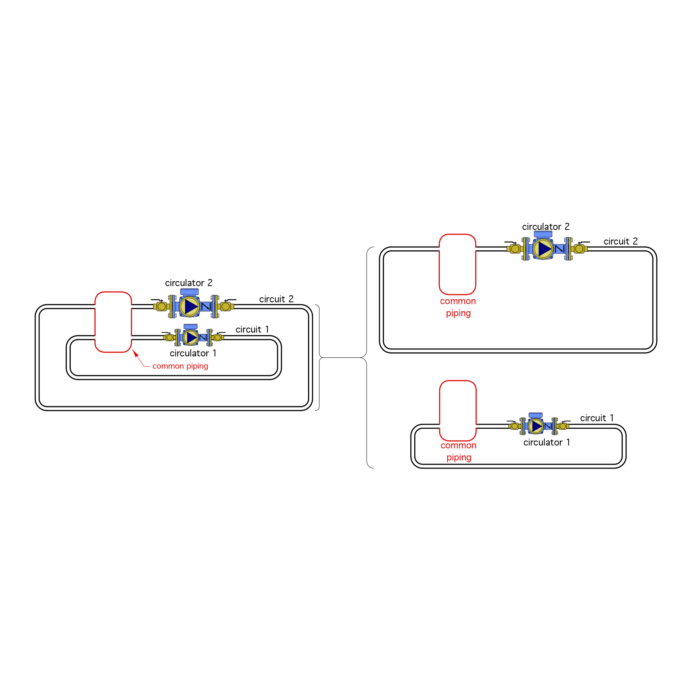 RmlndXJlIDUtMjc= VHdvIGNpcmN1aXRzIHBoeXNpY2FsbHkgZGlzY29ubmVjdGVkIGZyb20gZWFjaCBvdGhlci4=
