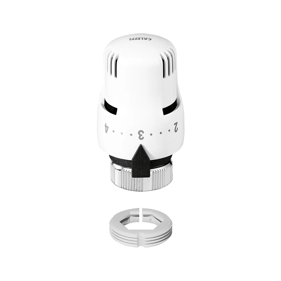 Thermostatic control head for convertible radiator valves. Built-in ...