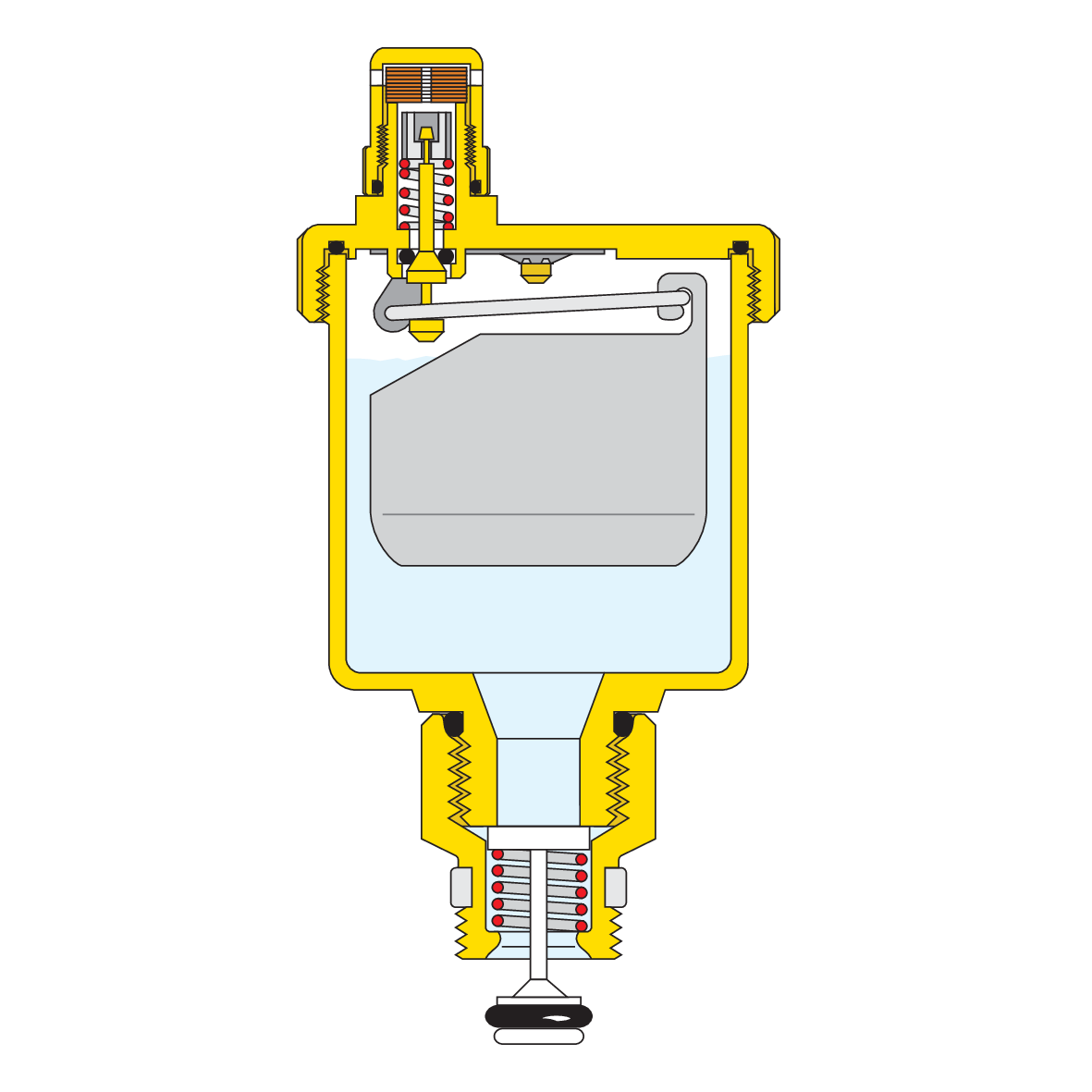 Valvola automatica di sfogo aria ad alte prestazioni Caleffi 551004