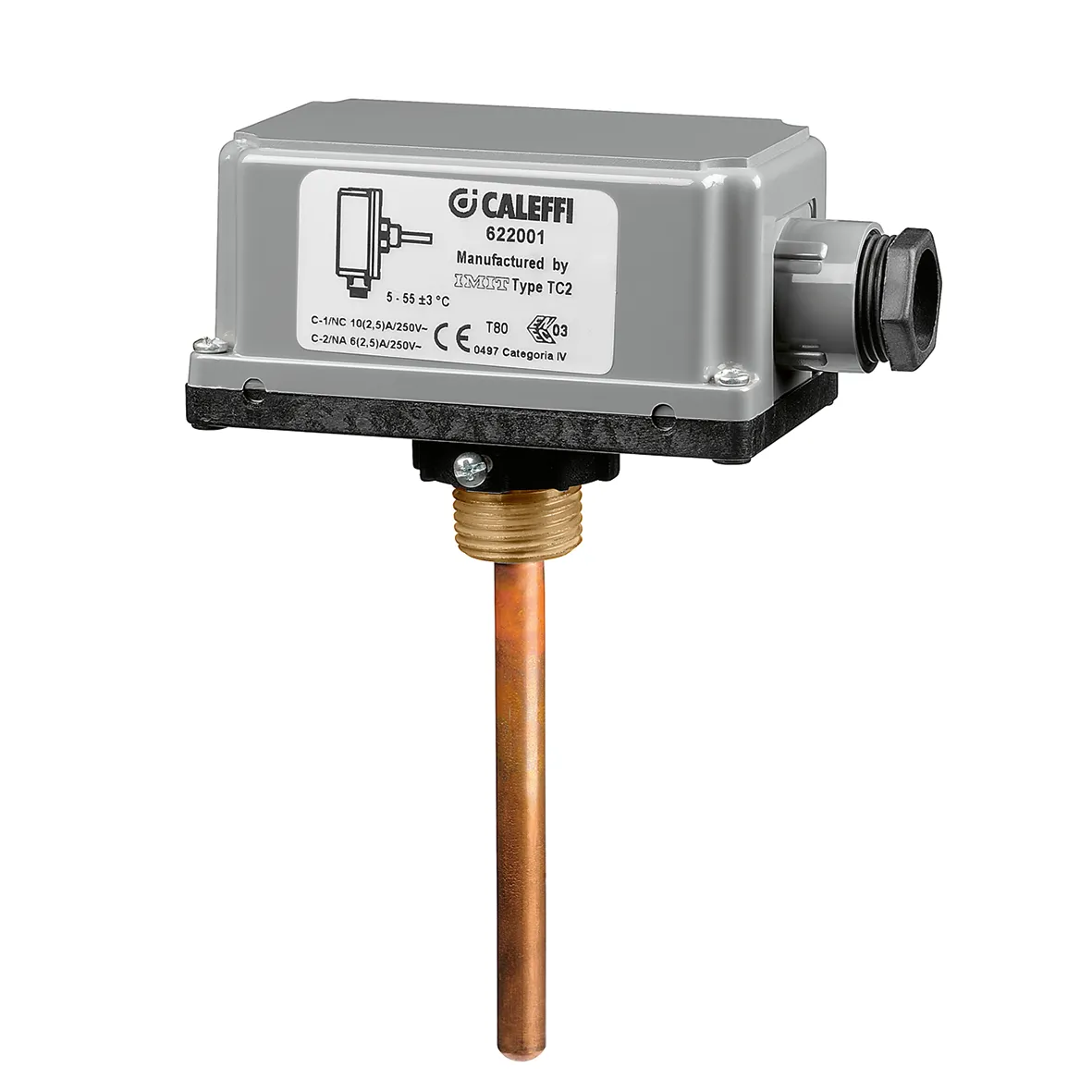 TERMOSTATO A BULBO Capillare Regolabile Da 30 A 120 C° Per Stufa Pellet - Foto 7