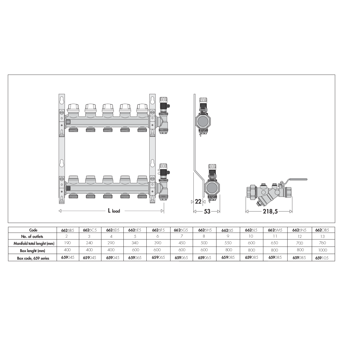 Caleffi Thermometer mit Schnellkupplung Typ 675