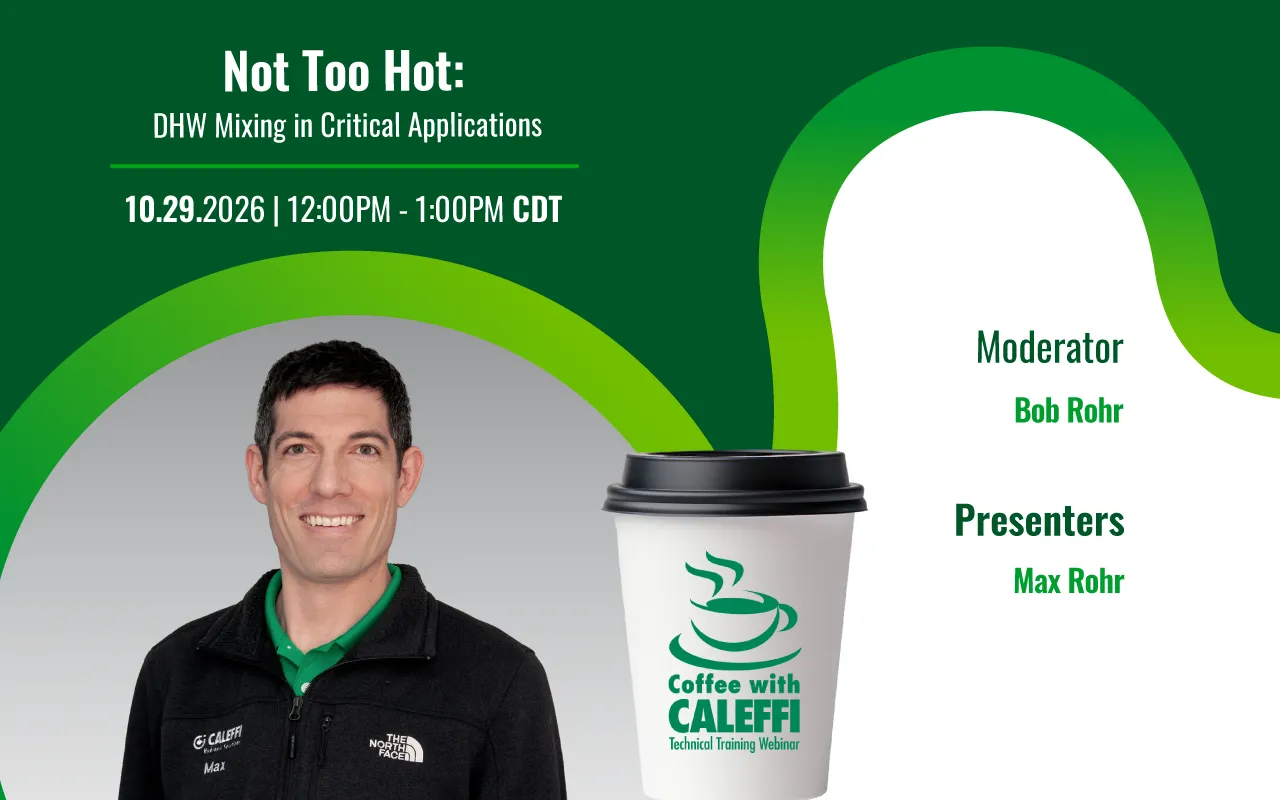 Coffee with Caleffi