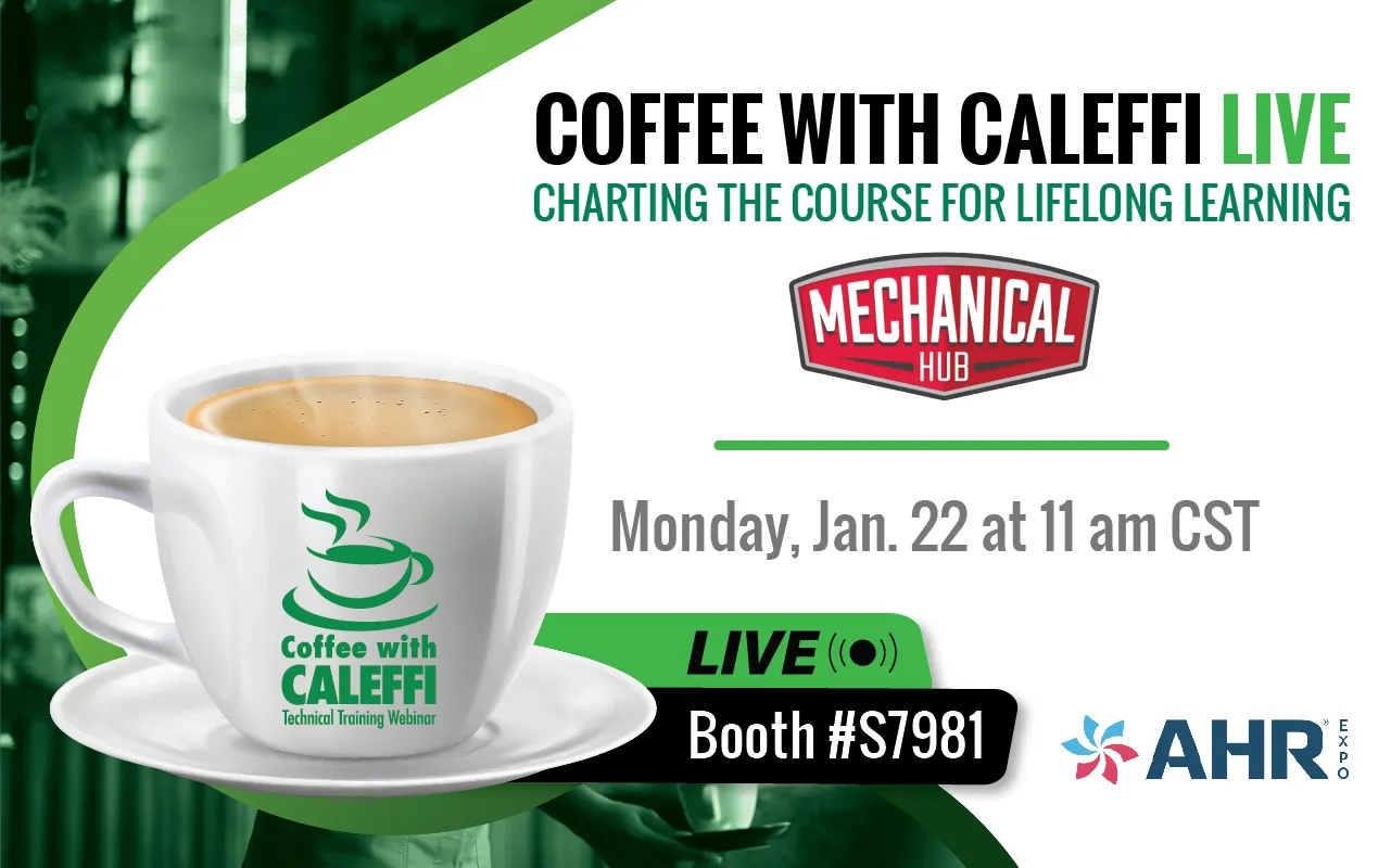 Coffee with Caleffi LIVE