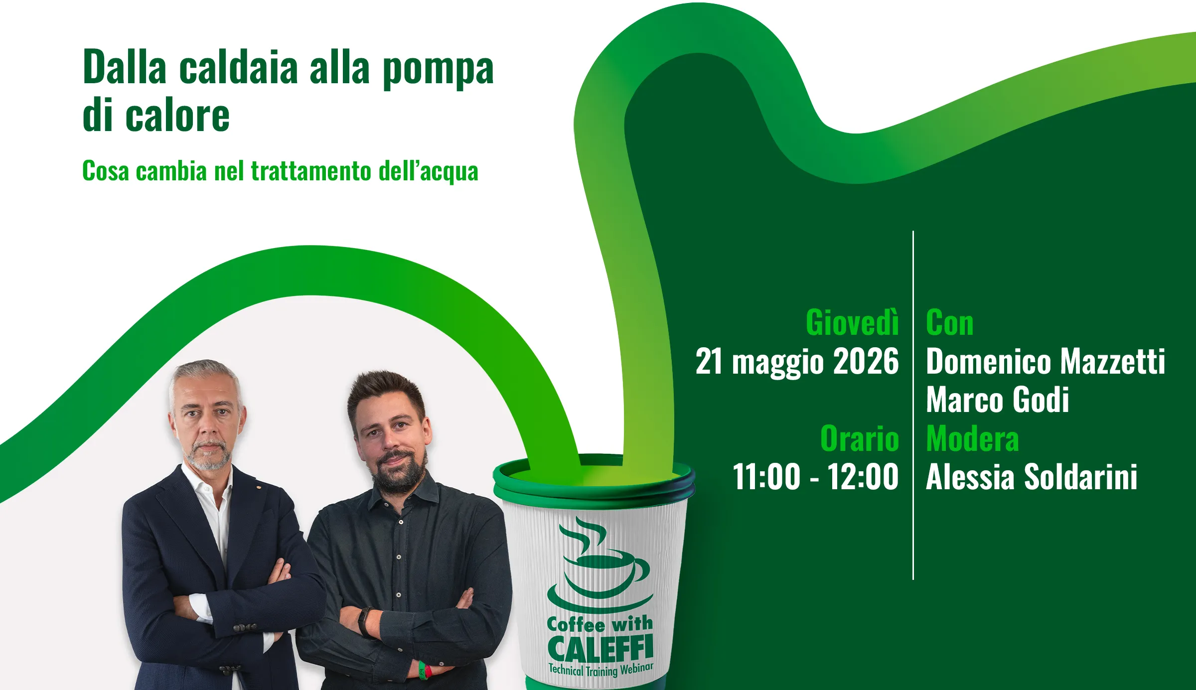 Dalla Caldaia alla Pompa di Calore - Coffee with Caleffi
