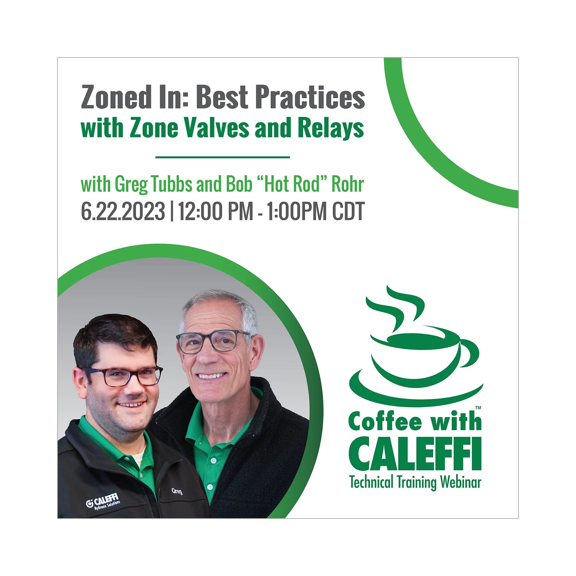 Coffee with Caleffi:  Zoned In