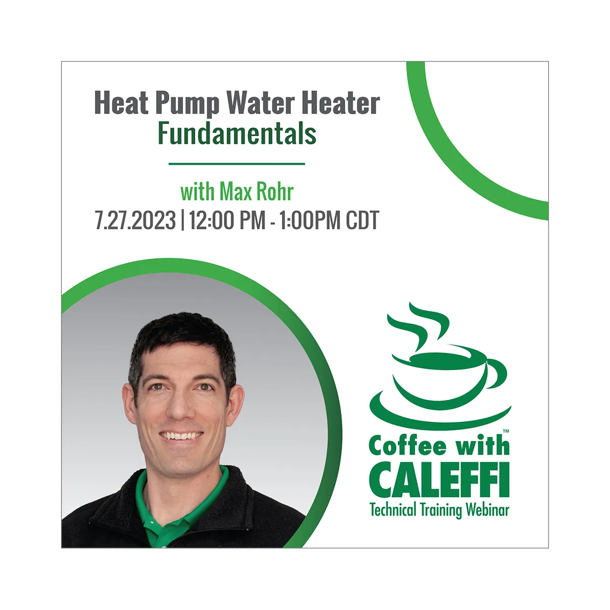 Coffee with Caleffi:  Heat Pump Water Heater Fundamentals
