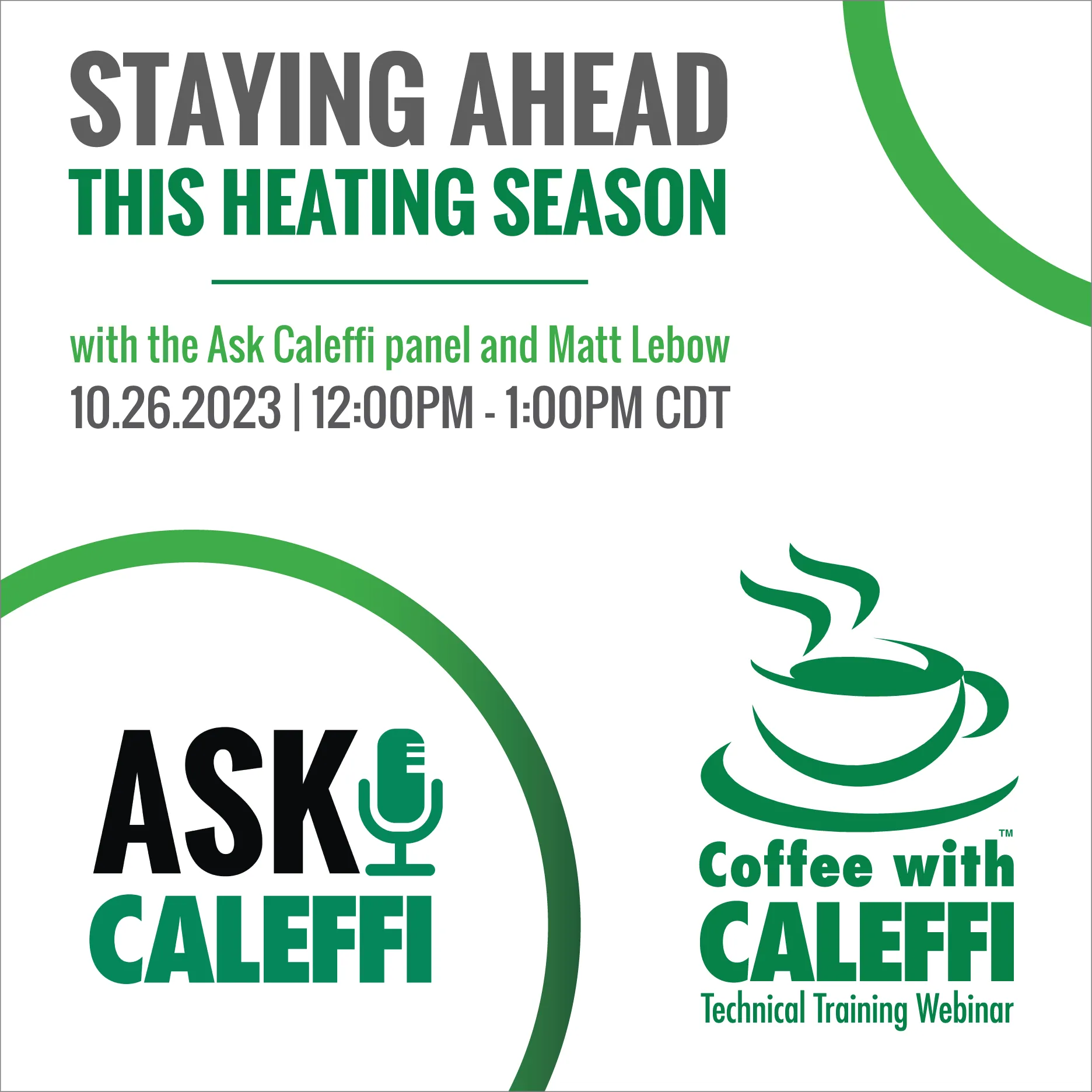 Coffee with Caleffi