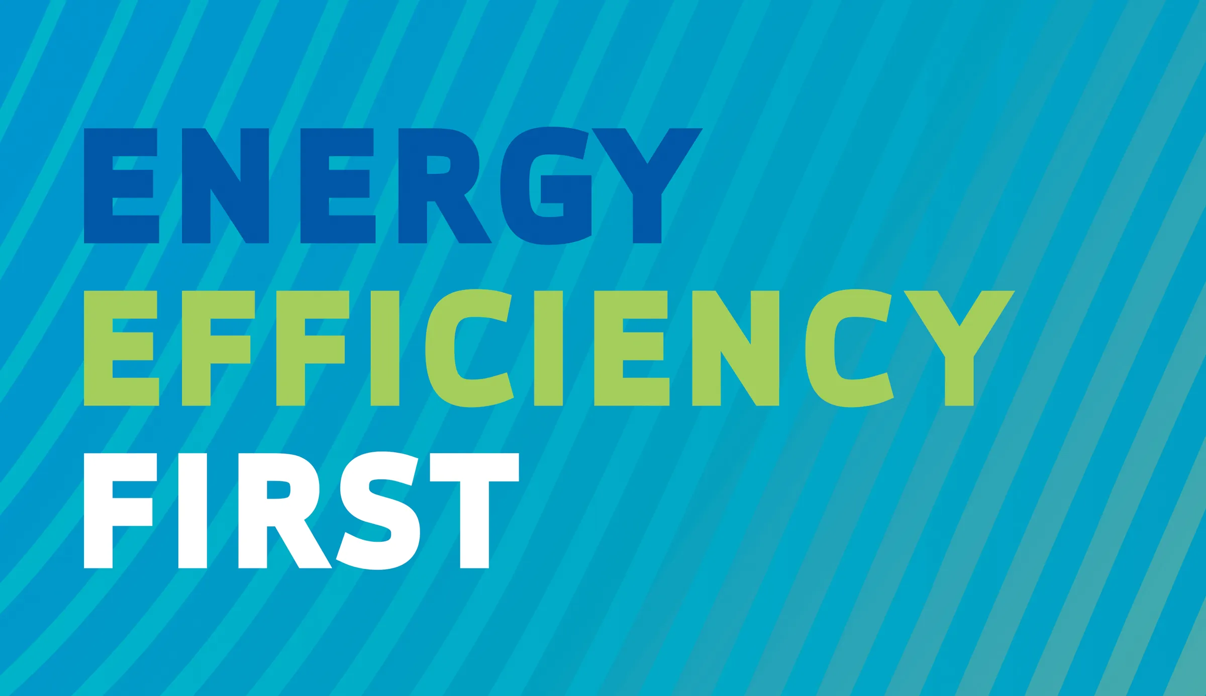 Energy Efficiency First (EEF)