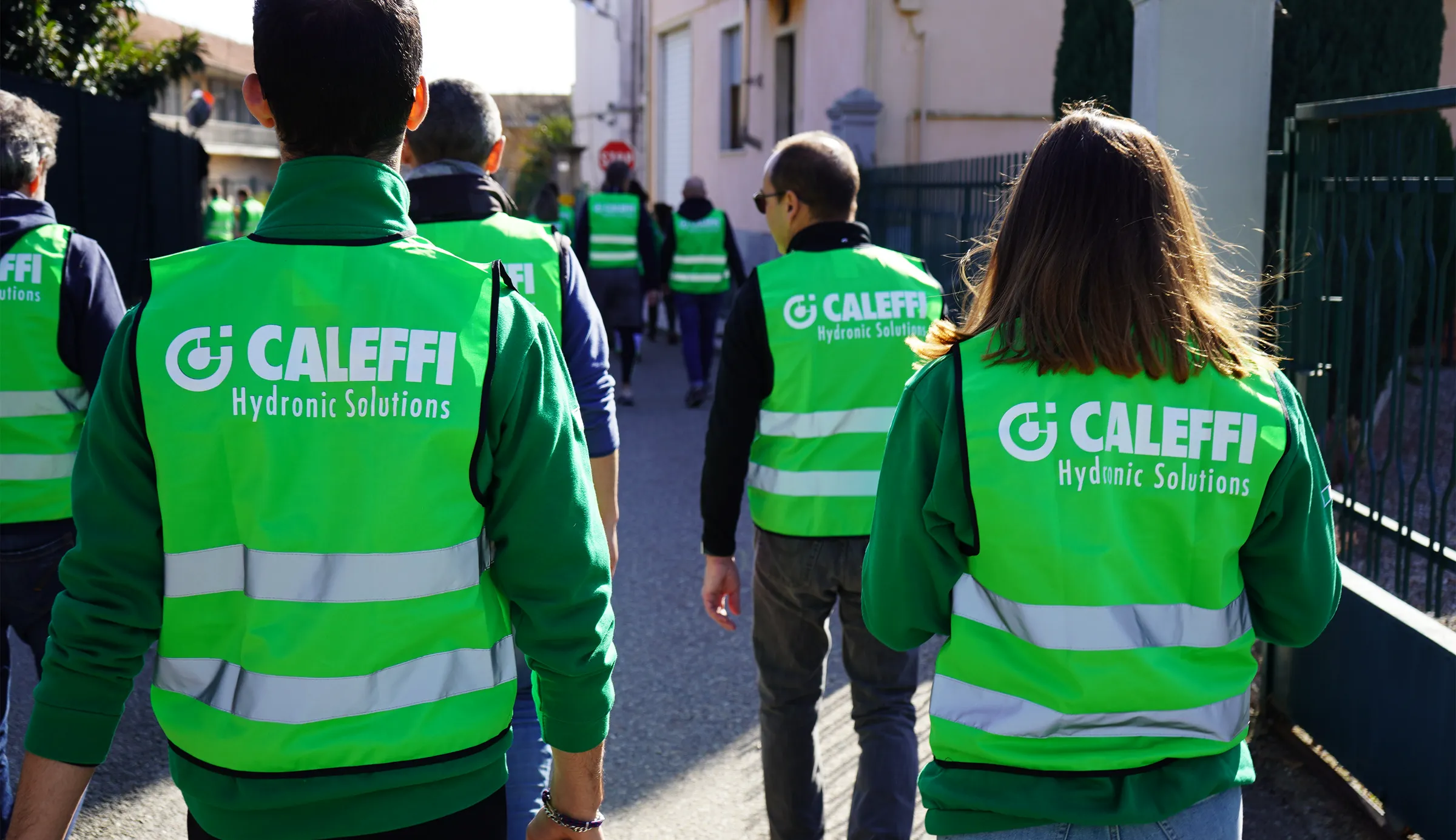 Caleffi evento raccolta plastica