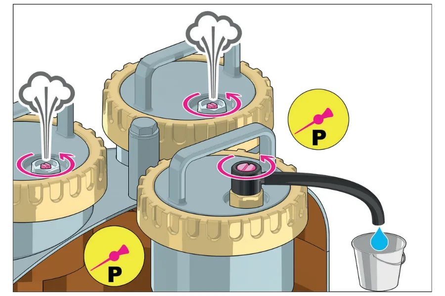 Particularidades de construção do CALEFFI XL