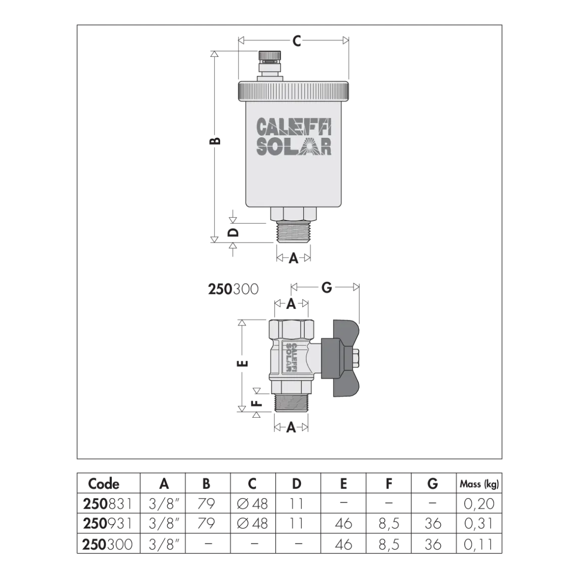 image Valvola automatica di sfogo aria per impianti solari