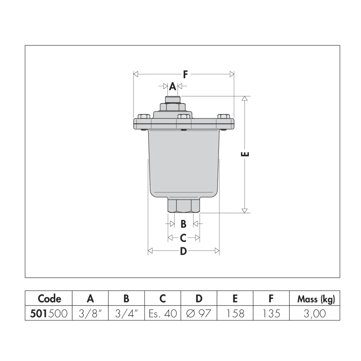 image MAXCAL® - Valvola automatica di sfogo aria per impianti di riscaldamento