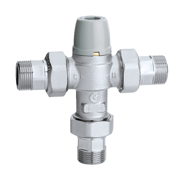 image Miscelatore termostatico. Antiscottatura. Con valvole di ritegno e filtri