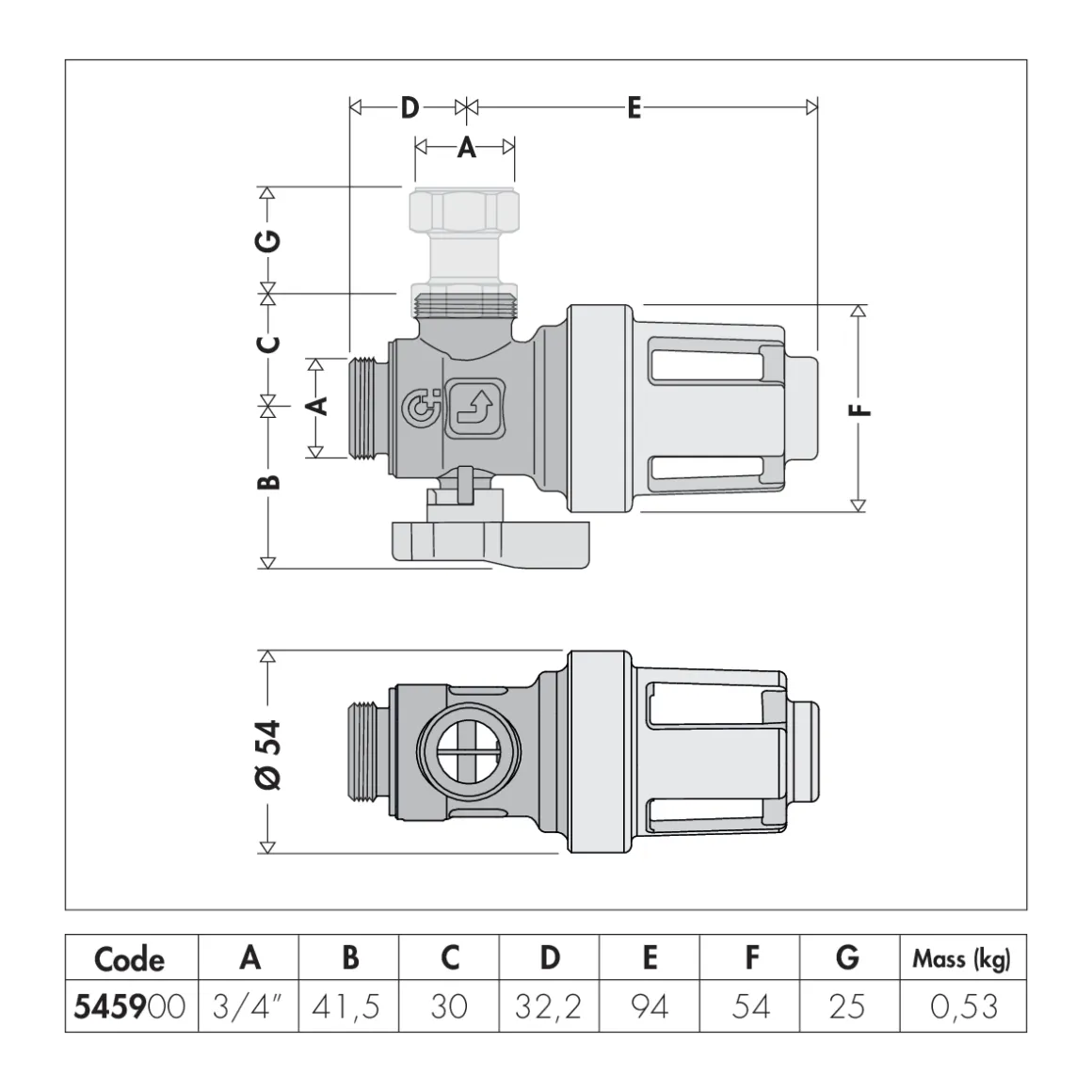 image CALEFFI XS® - Filtro defangatore magnetico sotto caldaia