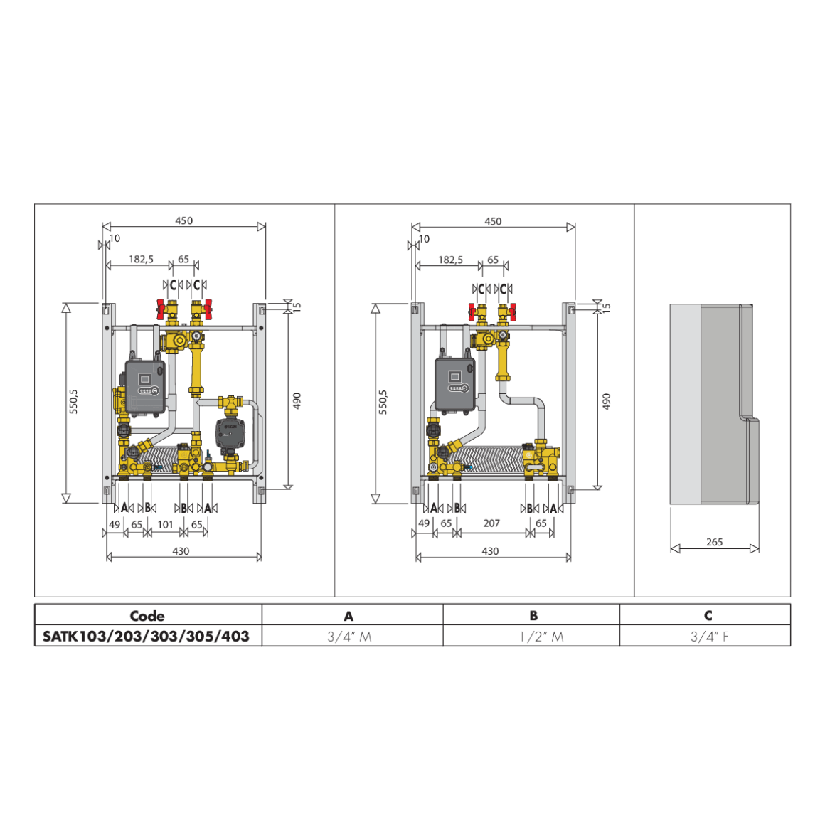 image Satellite per riscaldamento in BASSA temperatura - ACS 40 kW