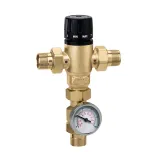 MixCal™, Adjustable thermostatic mixing valve with gauge (PEX
