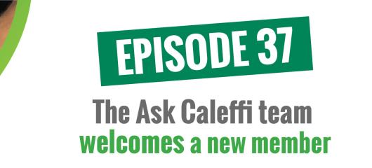 The Ask Caleffi team welcomes a new member (with Matt DeLuca)