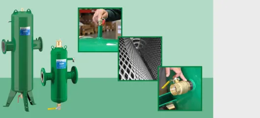 What is the largest size separator that Caleffi makes?