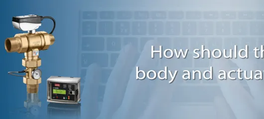 How should the LEGIOMIX® body and actuator be installed?