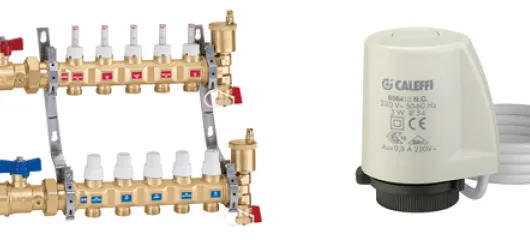 Hydronic Distribution Manifolds, Thermo-electric Actuators