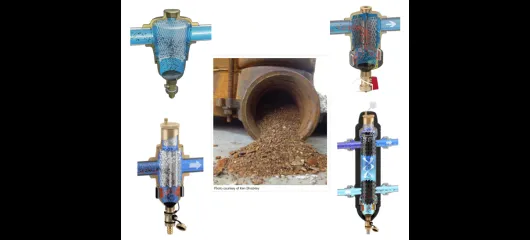 dirt separation, magnetic separation, hydraulic separation