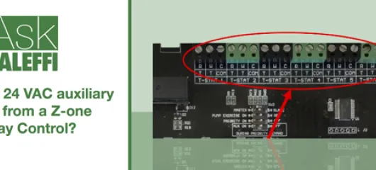 Can I get 24 VAC auxiliary power from a Z-one Relay Control?