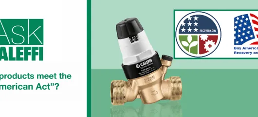 Do Caleffi products meet the "Buy American Act"?