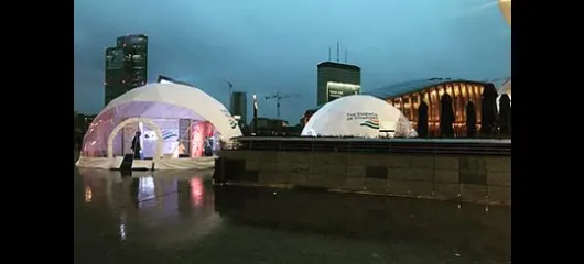 Caleffi con MCE in Città, Piazza Gae Aulenti Milano