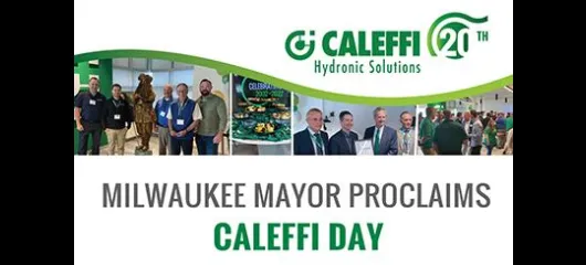 Milwaukee Mayor Cavalier Johnson Proclaims CALEFFI DAY