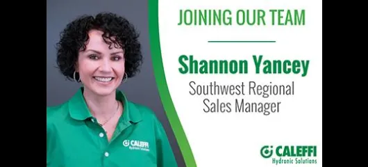 Shannon Yancey Named New Southwest Sales Manager at Caleffi