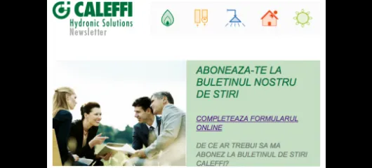 preview newsletter caleffi