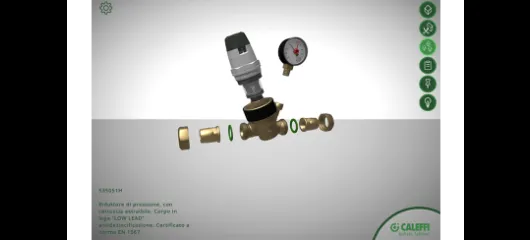 Riduttore di pressione Caleffi SHOWin3D