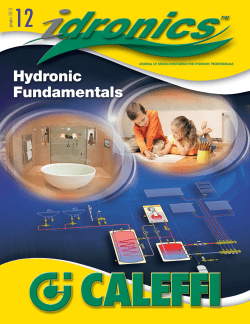 Hydronic Fundamentals idronics cover 12