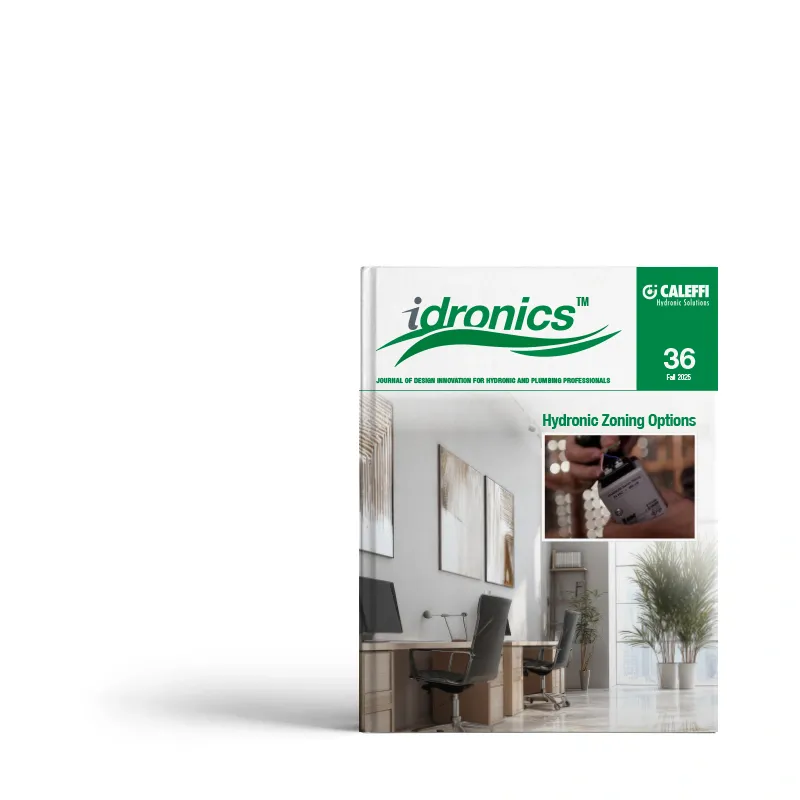 idronics 36 - Hydronic Zoning Options