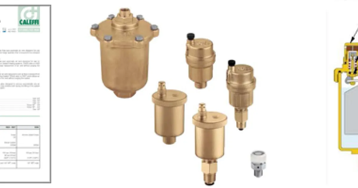 Caleffi Automatic Air Vents An Overview Caleffi S.p.a.