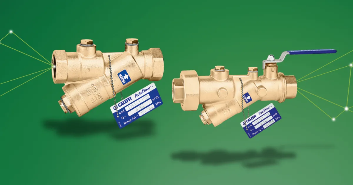 Como escolher o AUTOFLOW® correto? | Caleffi S.p.a.