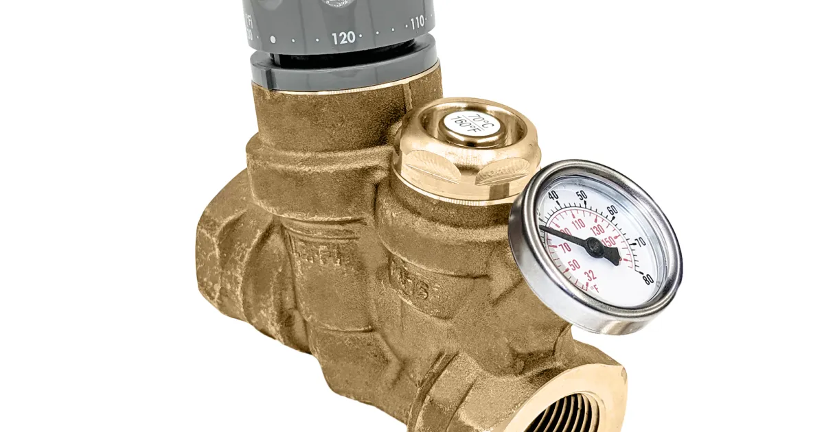 ThermoSetter™, Adjustable thermal balancing valve with