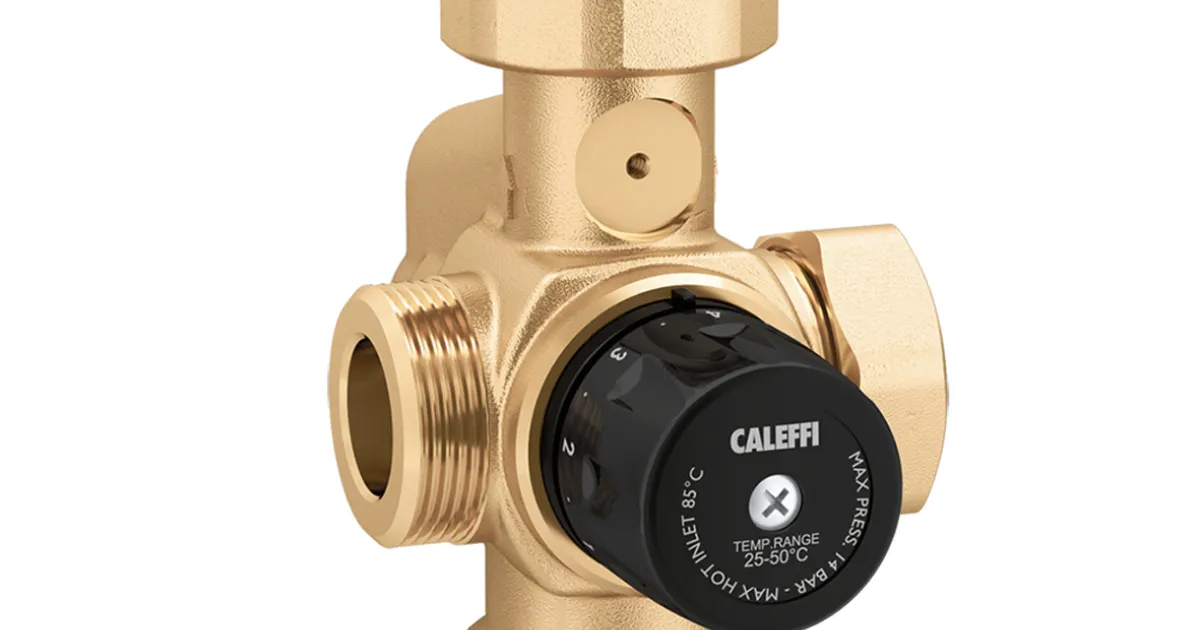 Thermostatic mixing valve. | Caleffi S.p.a.