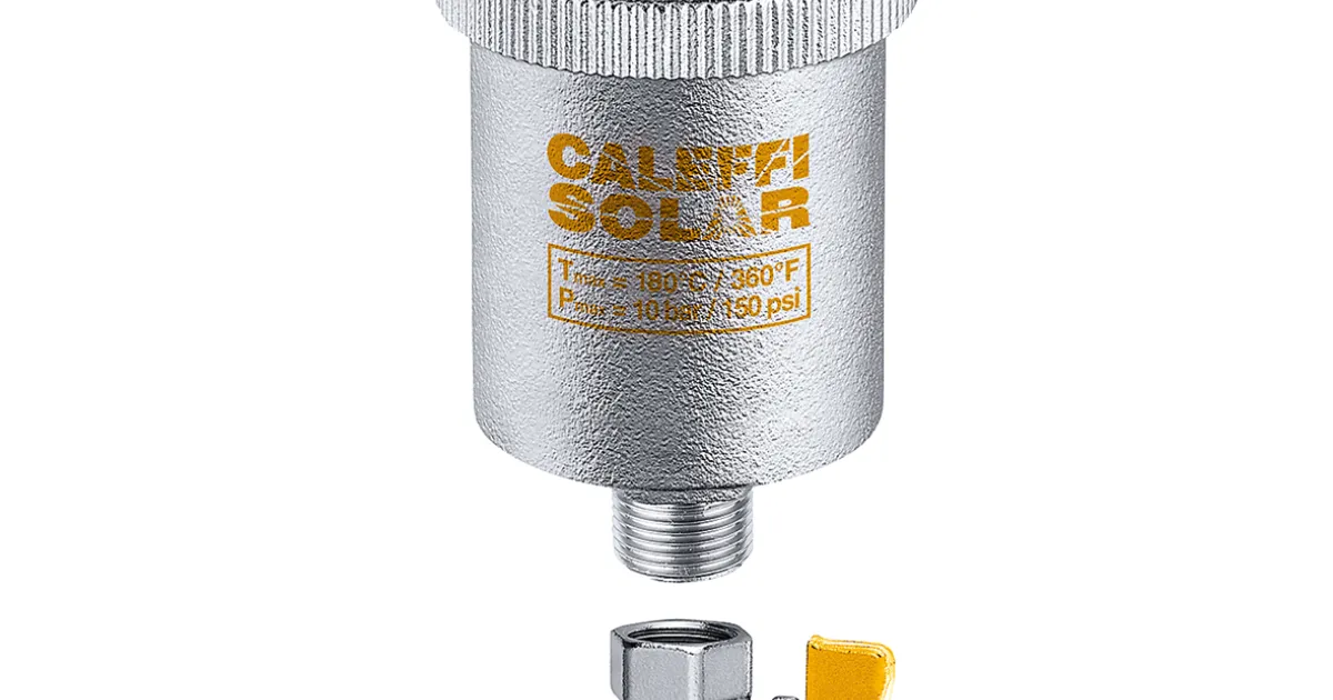 Caleffi 504501 AERCAL – Valvola Automatica Di Sfogo Aria 3/4'' M Per Tutti I Tipi Di Radiatori - 9