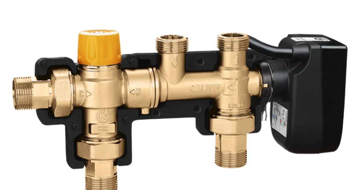 Caleffi 226412 Valvola Termostatica DOP SQ DX 1/2″ Rame