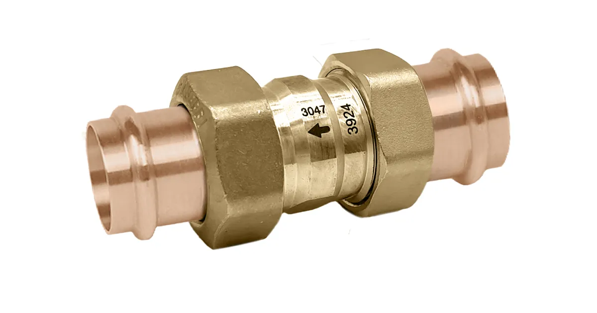 Serviceable low lead check valve (press) | Caleffi S.p.a.