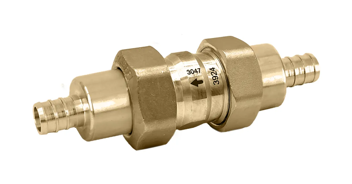 Serviceable low lead check valve (PEX) | Caleffi S.p.a.
