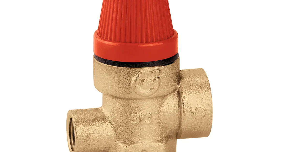 STABILO Sanitaer Caleffi Soupape de sécurité à membrane 1/2 x 3/4 Pression de réponse 10 bar Soupape de surpression Valve de chauffage Valve de limitation de pression Valve à membrane